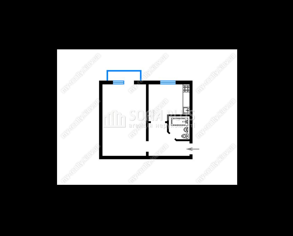 Срочно! 1к, Чупринки Григория 6, недорого Киев - изображение 4