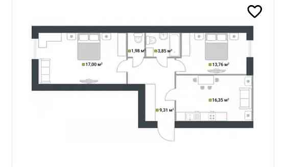 Двушка по переуступці Буча