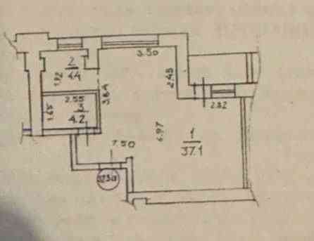БЕЗ КОМІСІЇ !!! Продаж 1 кімн. квартири на А.Ахматової 5. 60000$ Торг. Киев