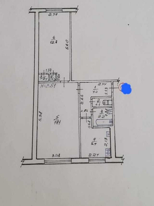 Продам 2х комнатную квартиру район Коммунального рынка Харків - зображення 6