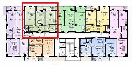 74м2 ЖК Павловский Квартал ДОМ СДАН! Продам 2 комн. квартиру ЦЕНТР! AB Харків