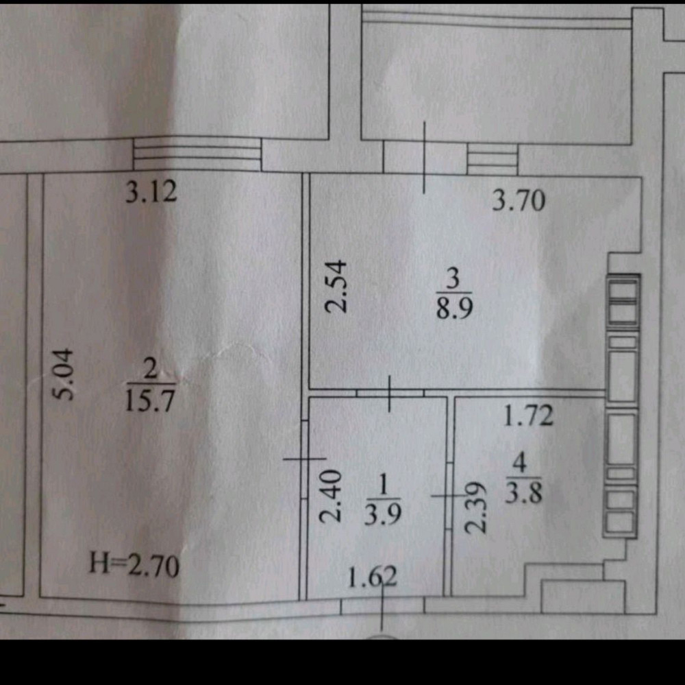Продам однокомнатную квартиру с документами ЖК Мира 2 коммуникации.L Харків - зображення 2