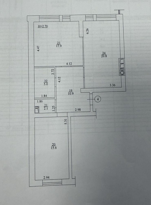 Євро трикімнатна квартира Ирпень - изображение 7