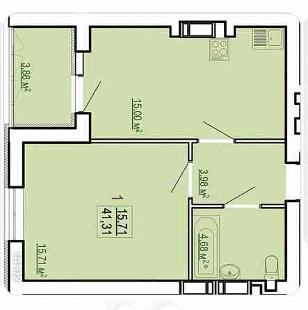 Торг ЖК СКАЗКА Эксклюзив Продам 1К квартиру Холодная гора GT Харків