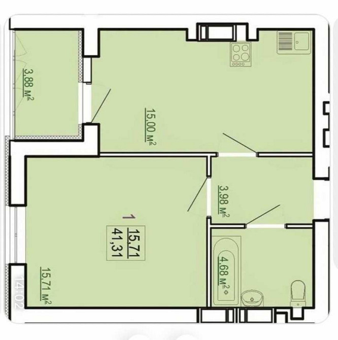 Торг ЖК СКАЗКА Эксклюзив Продам 1К квартиру Холодная гора GT Харків - зображення 2