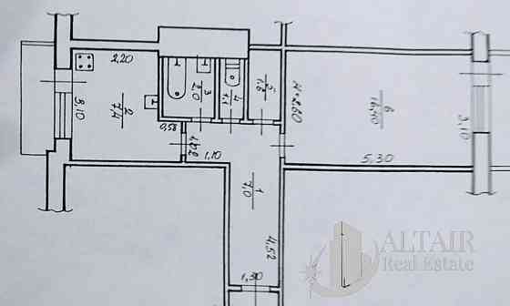 В продаже 1 ком. кв. 36 м2 двухбалконка, пр. Победы, Алексеевка VI Харків
