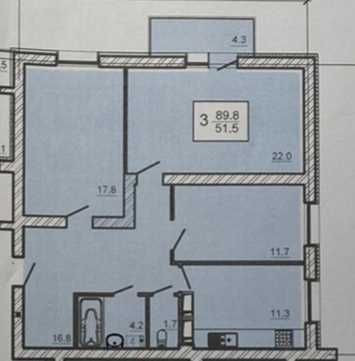 Реальная Супер цена! ЖК Оазис Продам 3К квартиру S=90м2 в новострое GT Харків - зображення 2