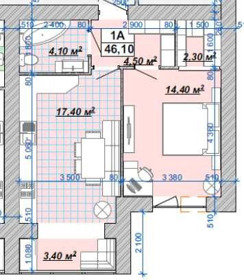 Велика, 1к квартира, в кращому р-н КНЯГИНЕН Івано-Франківськ - зображення 2