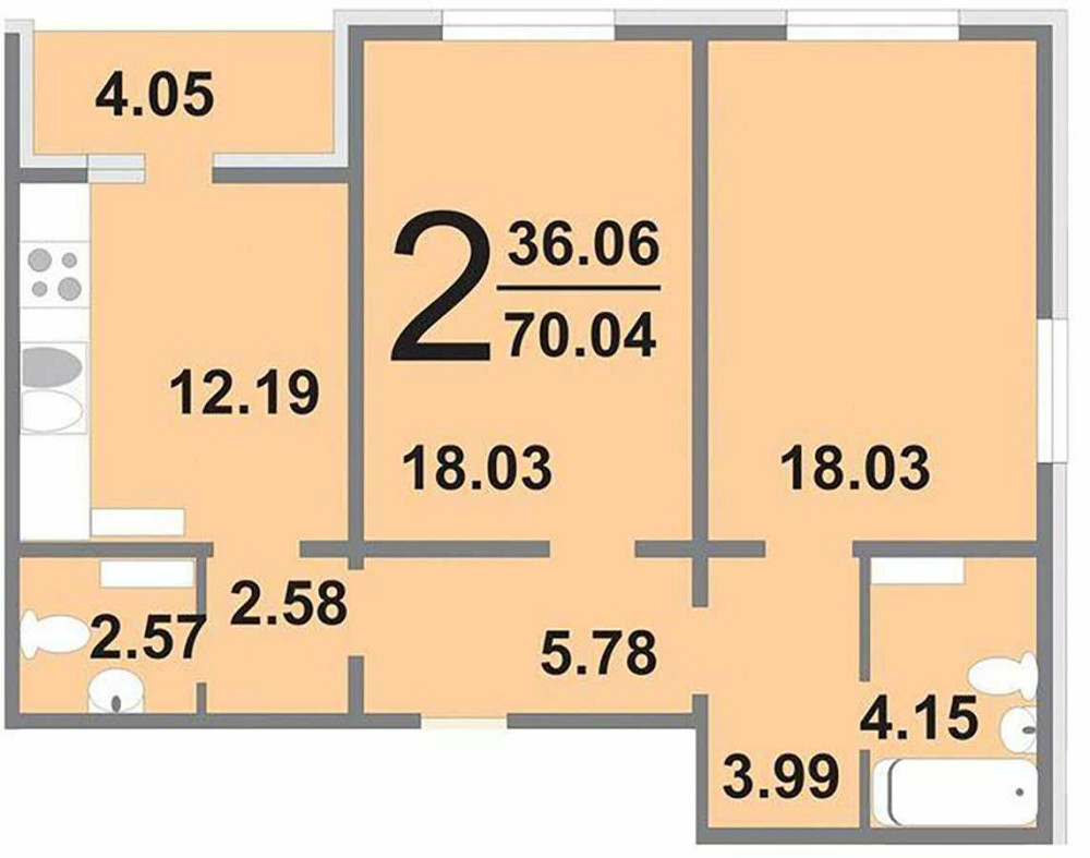 Квартира, 2к. Під ремонт. Максимовича, 3, Голосієво, Голосіївський р-н Киев - изображение 6