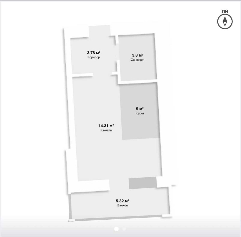 Квартира з ГАЗОМ та балконом Ирпень - изображение 8