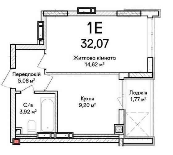 Вогонь! 1к 29900 в Синергія Сіті Ирпень