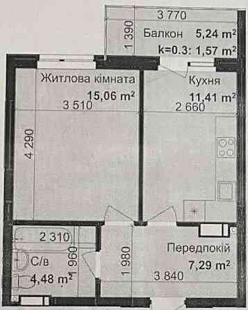 Оренда 1к квартири ЖК Кришталелі Джерела Киев