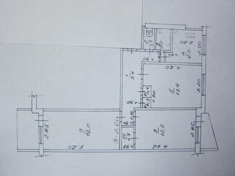 Продам 3-х комнатную квартиру на Салтовке. Харків - зображення 8