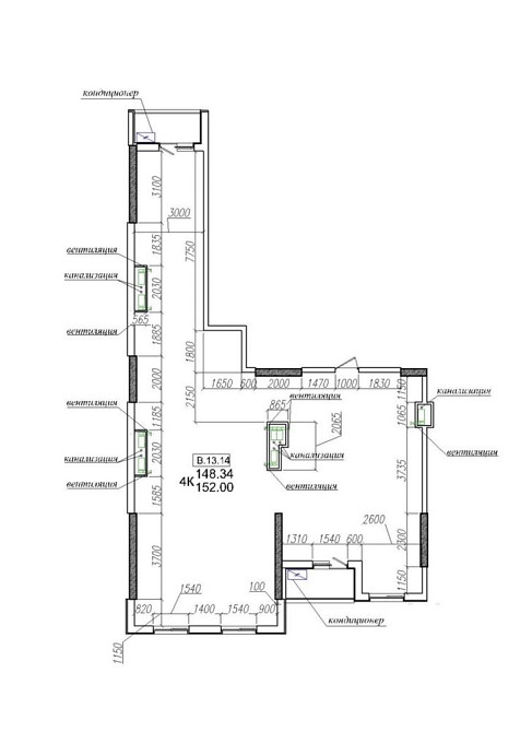 ЖК «РОДОС», 152м2, двухсторонняя, свободная планировка от строителей Одеса - зображення 2