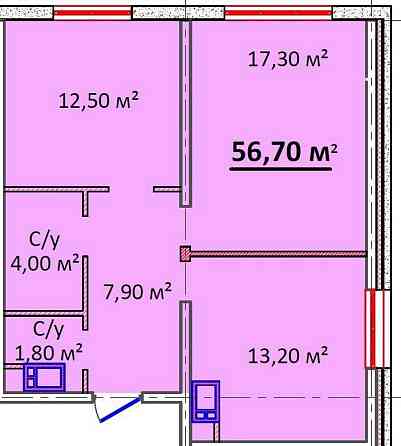 ЖК Литературный , дом сдан, 2 комн. МОРЕ..ПАРК..8 ст.Б.Фонтана Одеса