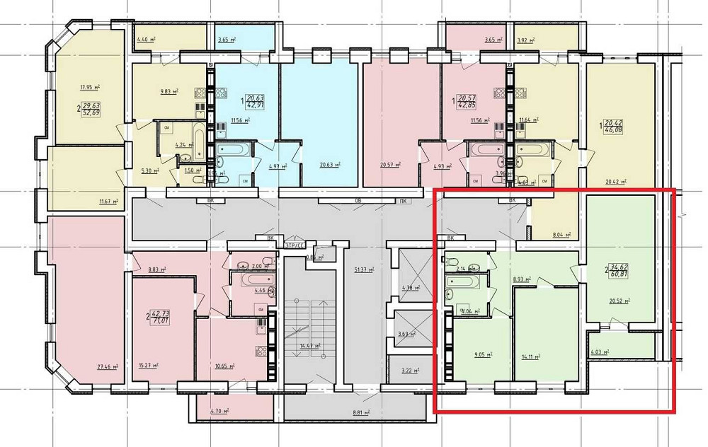 Продам 2 комн квартиру 60м2 в сданном ЖК Левада 2 J Харків - зображення 2