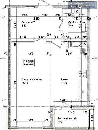 Продаж Квартира 44м в новому ЖК Будинок Зданий Метро Іподром 7 хвилин Киев