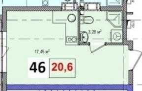 Продається квартира в Солом'янському районі,напряму від забудовника. Киев - изображение 1
