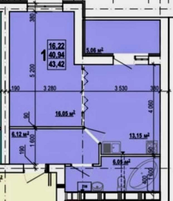 Реальная Продам 1К квартиру 44 метра в новострое ЖК Валентиновская GT Харків - зображення 1