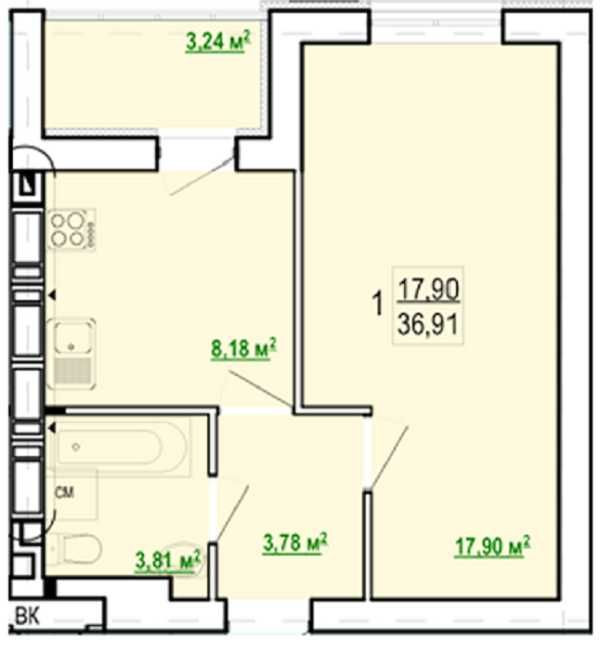 Документы ЖК Гидропарк Заселен Продам 1К квартиру Черновой ремонт GT Харьков - изображение 2