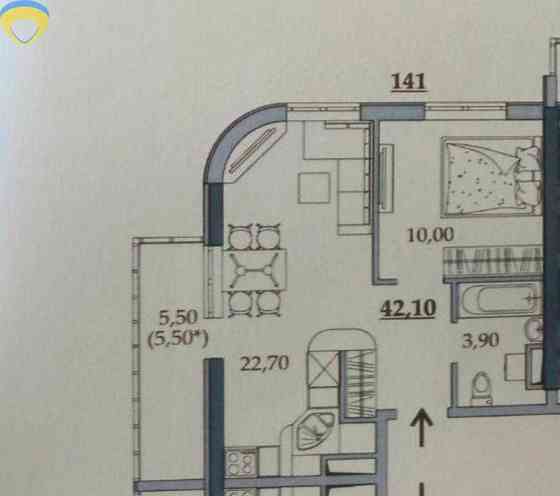 Продается квартира по цене ниже  цены застройщика Одеса