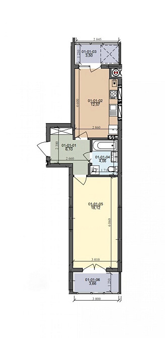 Продаж 1кімнатної квартири по вул. Трускавецькій Сокольники - изображение 5