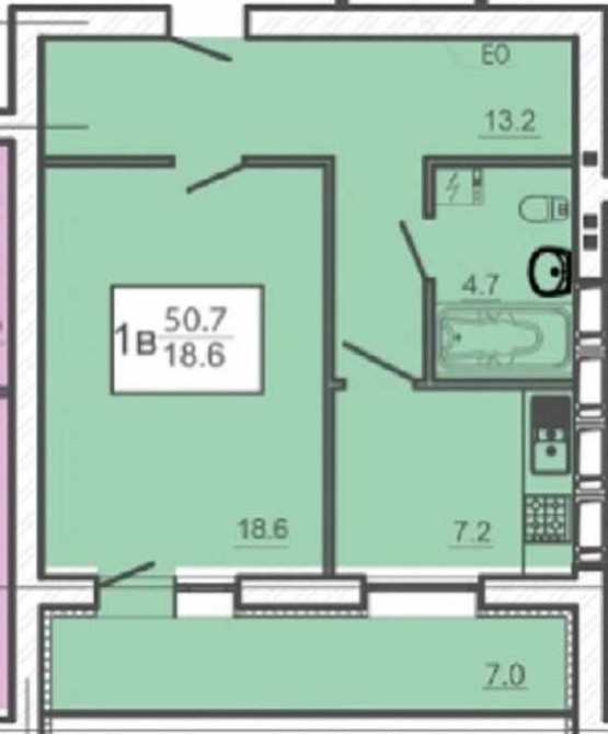 Новострой ЖК Оазис Дом сдан Продам 1 комнатную квартиру 50м2 GT Харьков - изображение 2