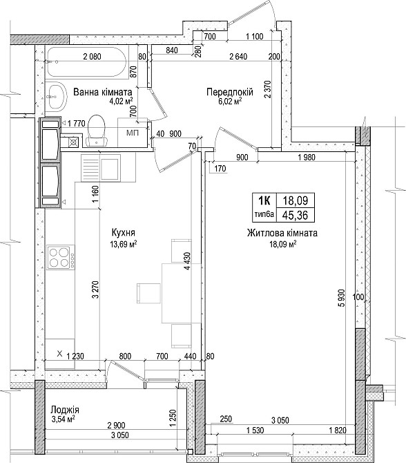 1-к. в Заселенном новострое возле Новуса в ЖК Атлант на Киевской Центр Бровари - зображення 1