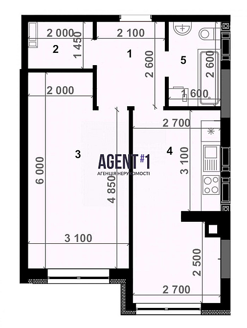Терміновий продаж! Супер пропозиція! 1-кімн. квартира 45 кв.м. Святопетрівське (Києво-Свят.р-н) - зображення 2