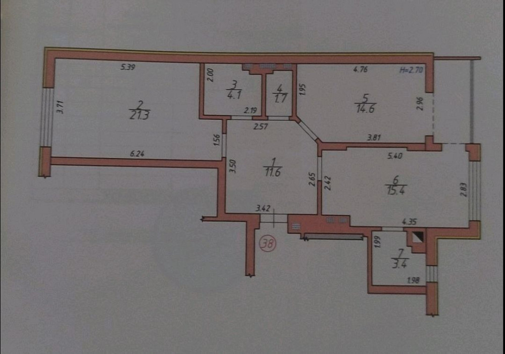 Продається 2кімнатна квартира в новобудові вул. Героїв Майдану Чернівці - зображення 2