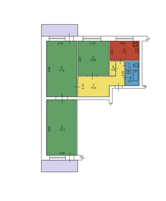 Продаж 3-кімнатної кв Петра Сагайдачного Запоріжжя - зображення 2