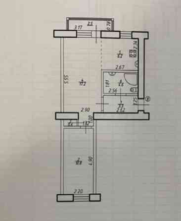 Терміновий продаж 2 кімн квартири в центрі з і/о, вул.Бельведерська Івано-Франківськ