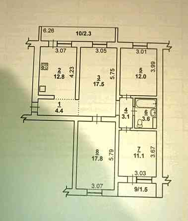 Продам 4-х комнатную квартиру 90 м2 на 3/10 в ЦЕНТРЕ / 6-я Слободская Миколаїв