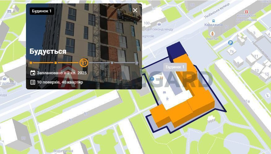 Продаж 1 кім 43 м2 на Любінській в ЖК Сінематік Львів - зображення 8