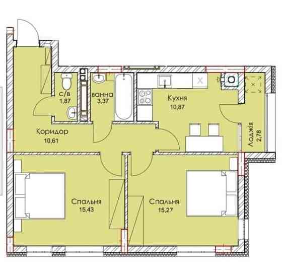 2-км кВ/ зданий будинок/ новобудова Львов