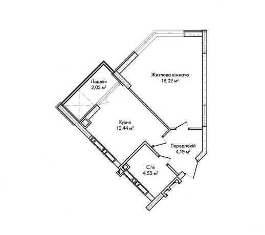 Без комісії | Однокімнатна з Лоджією з видом на Двір-сад! Ирпень