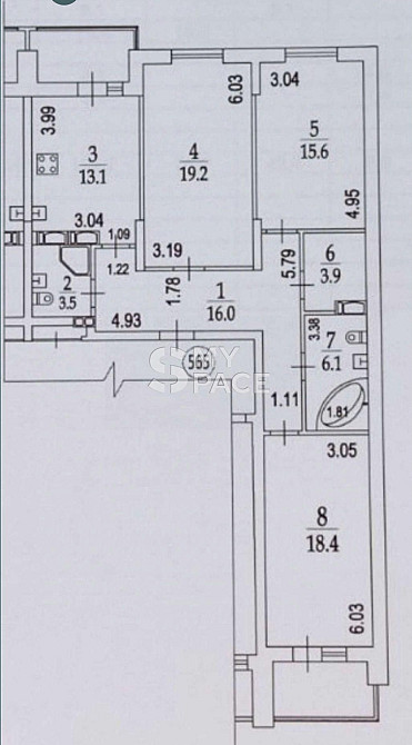 ЖК Русанівська гавань, 3к квартира Киев - изображение 2