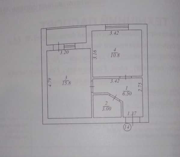 Однокімнатна квартира З ДОКУМЕНТАМИ 2 поверх Газове опалення Гостомель - зображення 4
