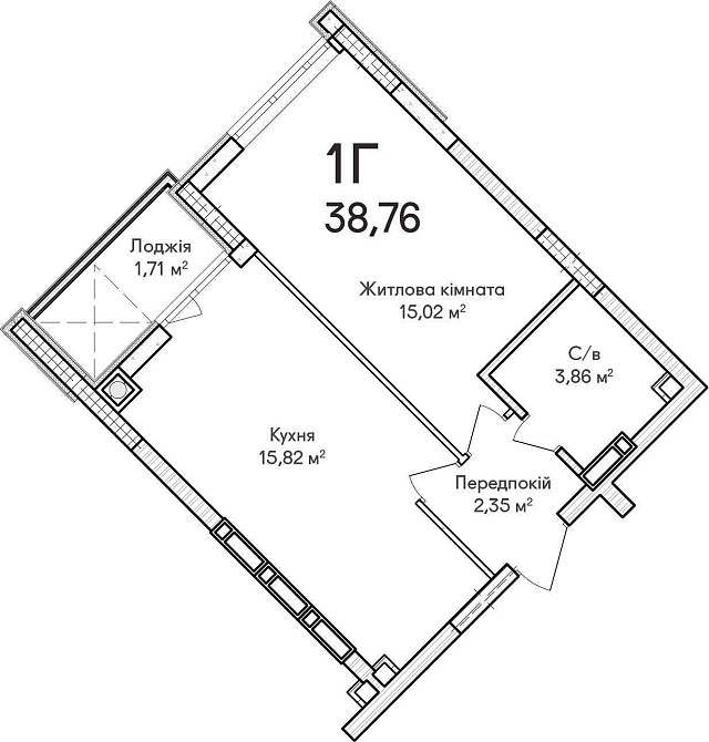 Продаж! 1-кімн. НОВОБУДОВА район ПРОСПЕКТ Незалежності Черновцы - изображение 4