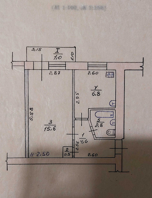 Однокімнатна квартира Прилуки - зображення 5