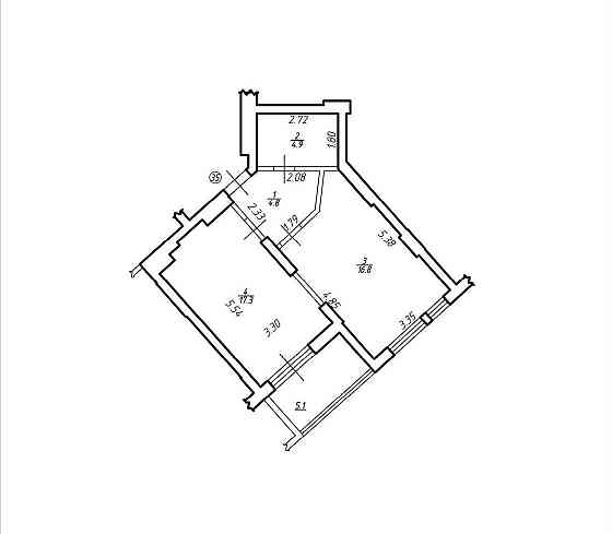 Продаж квартири 48,9м.кв з виглядом на місто від ЗАБУДОВНИКА Львів