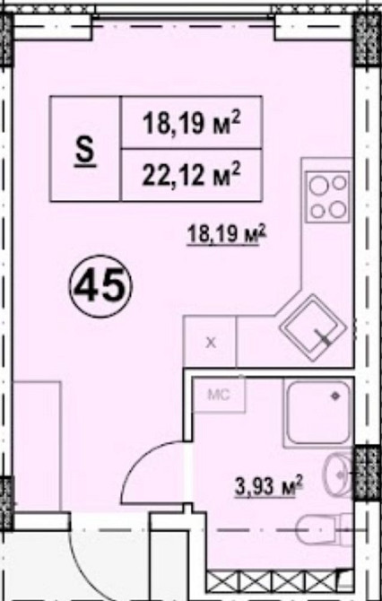 Однокімнатна смарт квартира в Дарницькому районі. Київ - зображення 3
