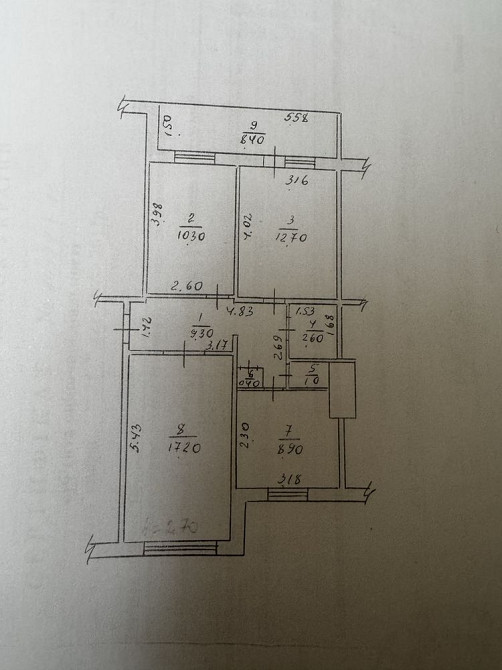 Продам 3х кімнатну квартиру Веселе (Переяслав-Хмельницький р-н) - зображення 1
