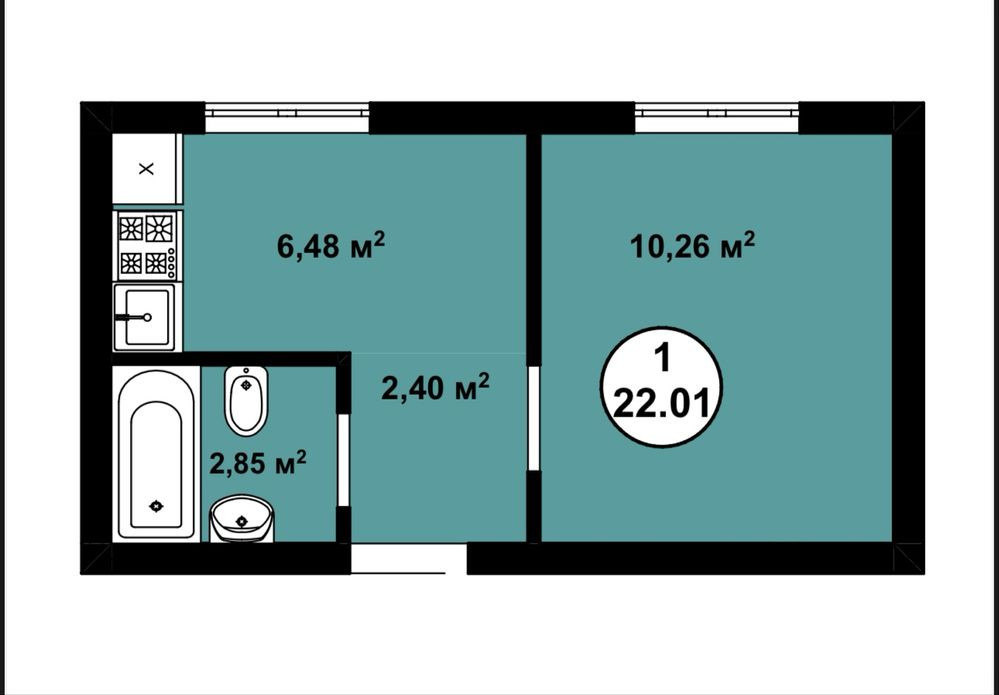 СУПЕР ЦІНА Софіївська Борщагівка квартира роздільне планування ГАЗ! Софіївська Борщагівка - зображення 5