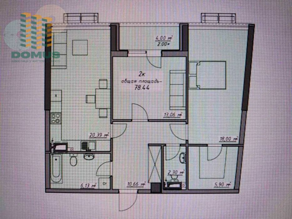 Продам  2-х комнатную в ЖК "Атмосфера"! Аркадия! Панорама! Одеса - зображення 2