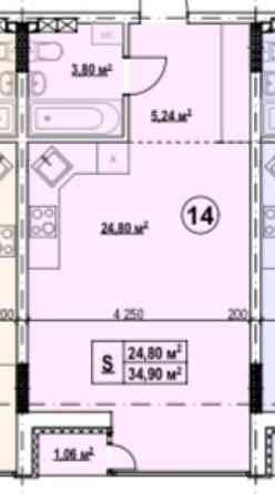 Квартира з балконом! Київ