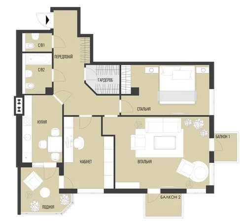 Продаж 3 кімнатної квартири вул. Ярославенка ЖК Люксембург Львов - изображение 7