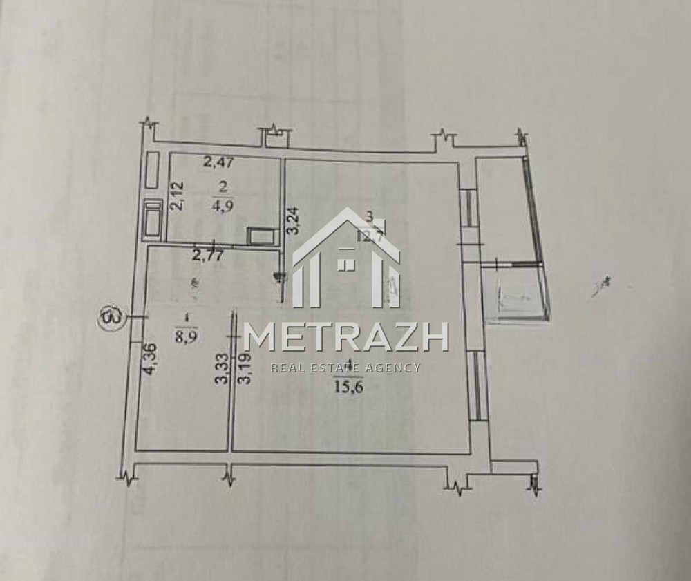 Мега-ціна! Продаж 1-кімнатної квартири в ЖК Сирецькі Сади! Киев - изображение 6