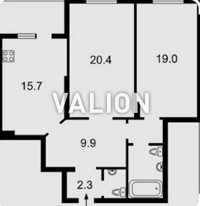 Зниження ціни! Продаж 2-к квартири, Позняки, вул.Драгоманова 40Ж Київ - зображення 7