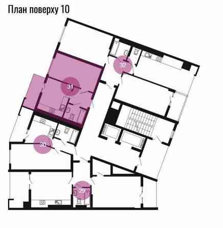 Продаж 1 кім. квартира 37 м2, ЖК Національний, м. Львів Львов